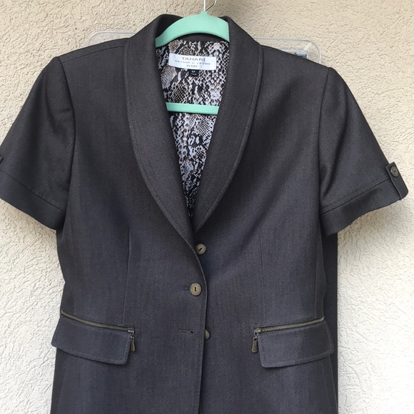 Tahari Jackets & Blazers - Tahari brown pant suit size 6p